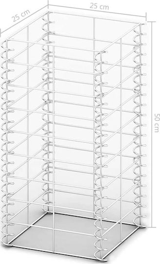 vidaXL Garden Fencing Material 3pcs Silver
