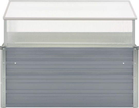 vidaXL 42406 Tava de semințe cu Cadru din Aluminiu 1x1x0.85m
