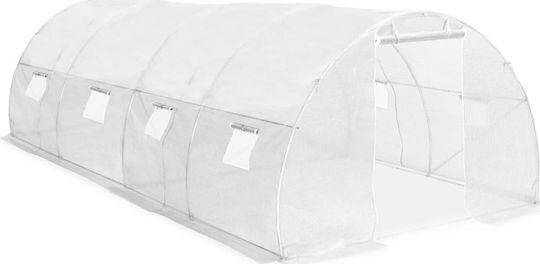 vidaXL 45751 Оранжерия Тунел с Метална Каркаса 6x3x2м