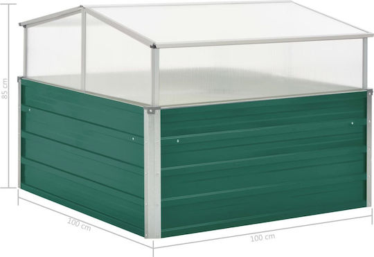 vidaXL 47020 Tava de semințe cu Cadru din Aluminiu 1x1x0.77m