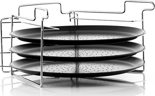 InnovaGoods Excellent Houseware Tavă de Aluminiu cu Acoperire Antiaderentă 32cm 4 Bucăți
