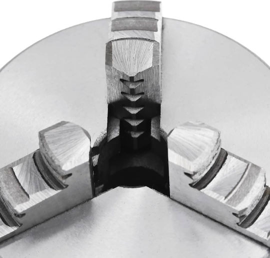 vidaXL 146705 Coupler Steel 3 jaws with concentric clamping Lathe 100