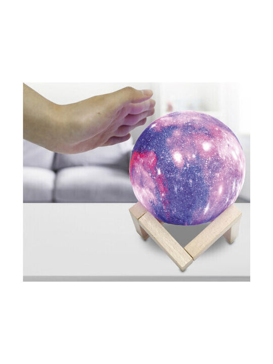 Gem Galaxy 3D Decorative Lamp Moon Light LED Battery Multicolour