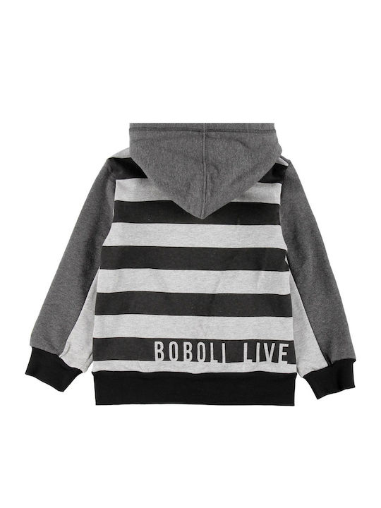 Boboli Kids Sweatshirt with Hood Gray