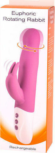Seven Creations Euphoric Rotating Bunny Vibrator Vibrator Rabbit 23.4cm Lilac