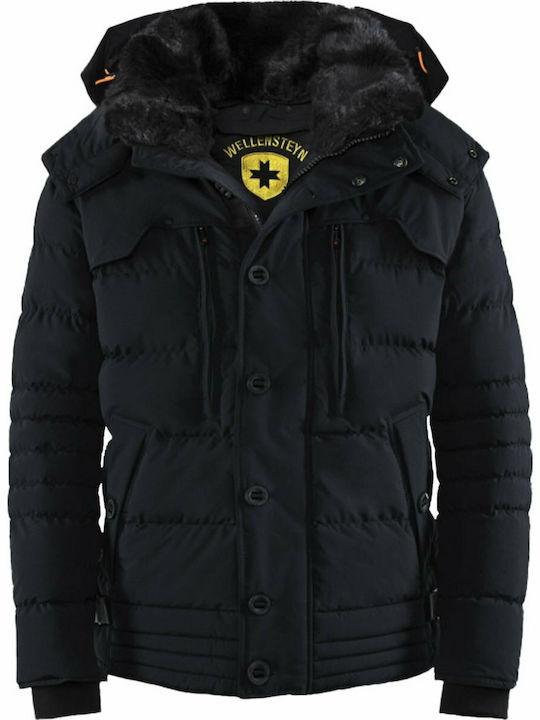 Stardust Χειμωνιάτικο Μπουφάν Puffer Navy Μπλε