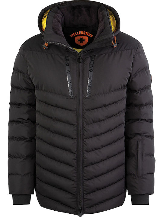 Carmenere Winter Jacket Puffer Black