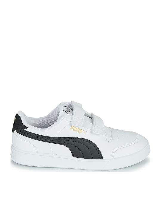 Puma Kids Sneakers Shuffle with Scratch White