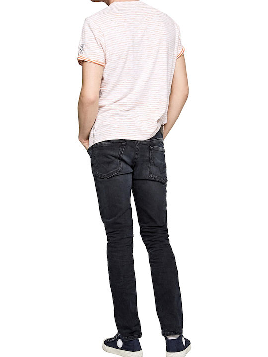 Pepe Jeans Hatch Ανδρικό Παντελόνι Τζιν Slim Fit Anthracite