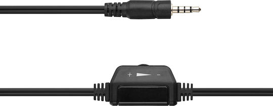 CNS-CHSC1B On Ear Multimedia Headset with Microphone and 3.5mm Jack Connection