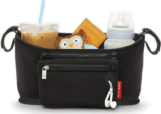Skip Hop Black Stroller Organizer Grab & Go Stroller Organizer