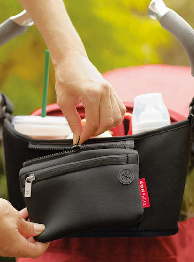 Skip Hop Black Stroller Organizer Grab & Go Stroller Organizer