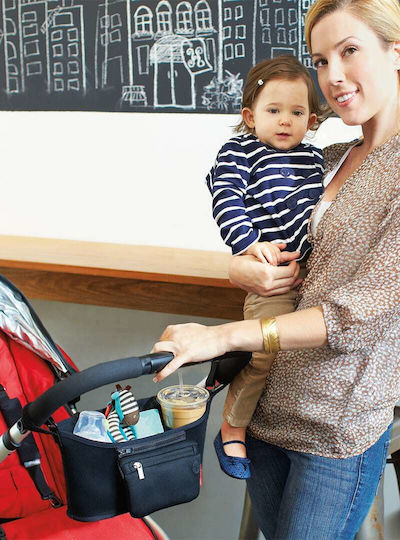 Skip Hop Black Stroller Organizer Grab & Go Stroller Organizer