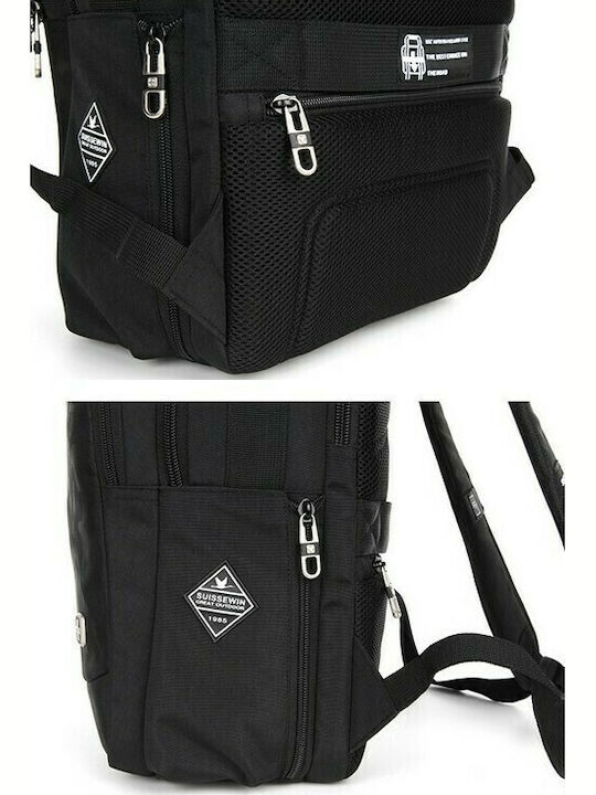 Suissewin Backpack Μαύρο