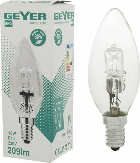 Geyer Lampă cu halogen pentru Dulie E14 cu Putere 18W 230V