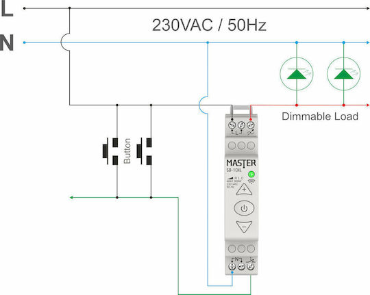 Master Dimmer Ράγας LED 300W WiFi 230V