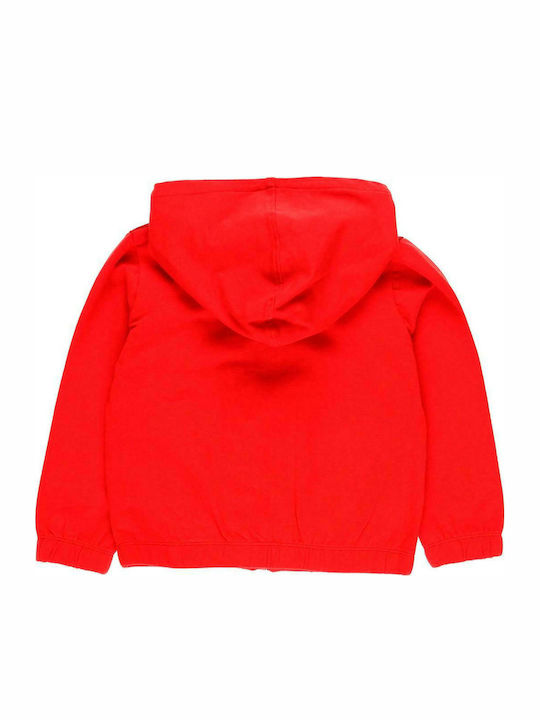 Boboli Kinder-Sweatjacke mit Kapuze Rot Ζακέτα