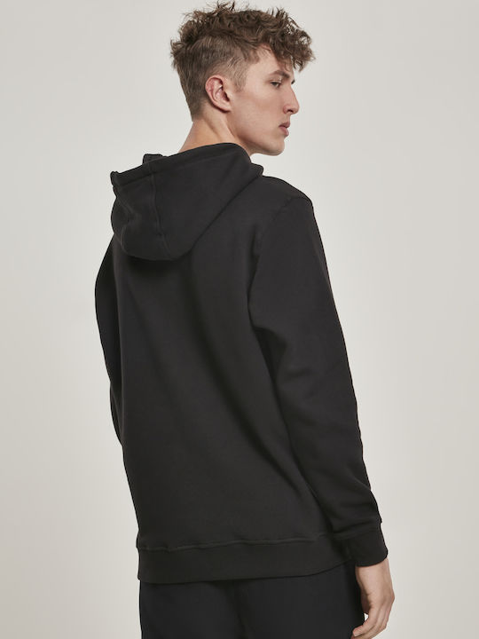 Urban Classics Men's Sweatshirt with Hood and Pockets Black