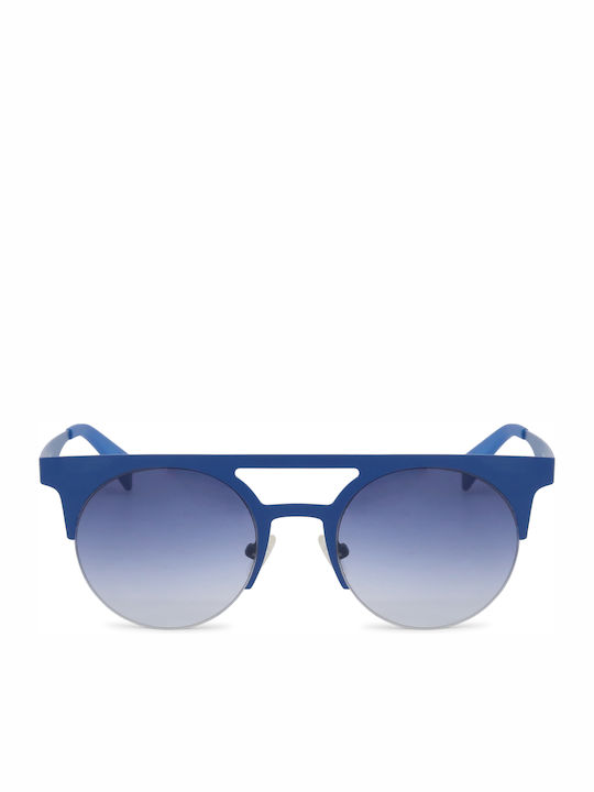 Italia Independent 0026 022/000 Sunglasses with Blue Metal Frame 0026.022.000