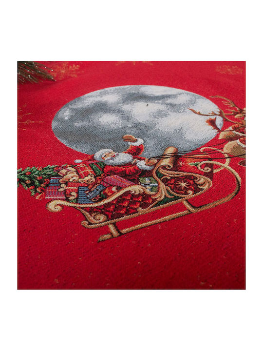 Teoran Christmas Fabric Tablecloth Ornament L140xW140cm