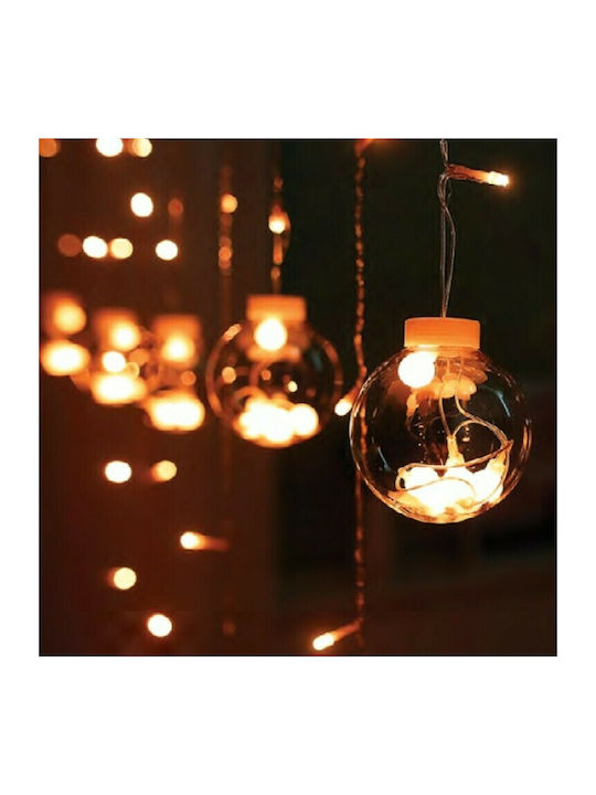 120 Lichter LED 1.8m. x 75cm Warmes Weiß Typ Vorhang 1Stück 120 Lichter LED 1.8m. x 75cm Warmes Weiß Typ Vorhang 1Stück