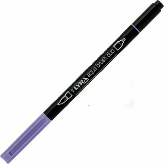 Lyra Aqua Brush Duo Design Marker 4mm Purple