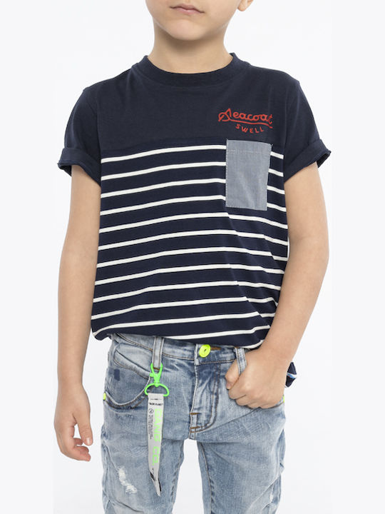 Παιδικό T-shirt Navy Μπλε