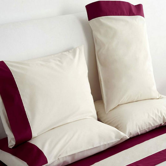SB Home Плик за Завивка Памучен Единичен 170x240 Simi Бордо