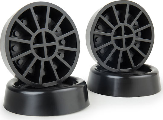 Roller Kappatos 00679 00679 Anti-Vibration Pads For Washer/Dryer made of Plastic Black 4pcs