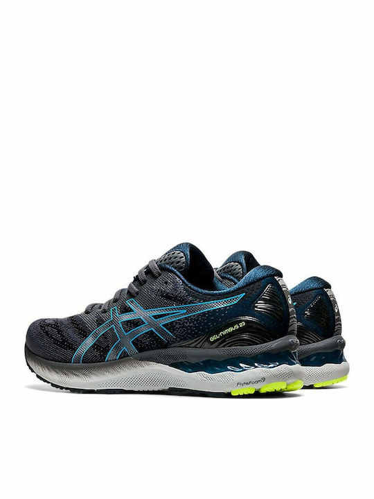 Gel-Nimbus 23 Bărbați Pantofi sport Alergare Carrier Grey / Digital Aqua