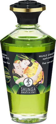 Shunga Aphrodisiac Warming Massage Oil Exotic Green Tea 100ml