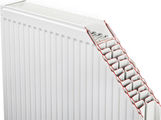 DemirDokum Fix External Loop Panel Radiator Body Double-column 22/600/400 911kcal/h