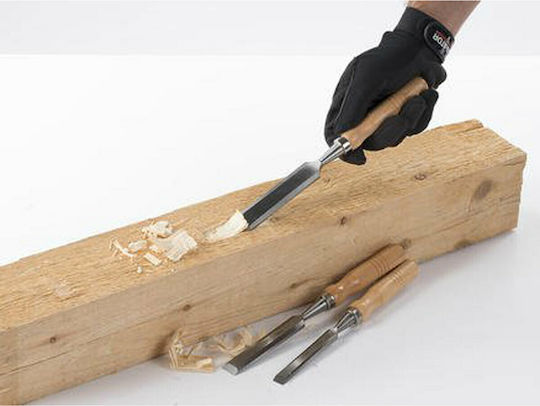Kreator Meißel mit Skewed Klinge mit Hölzernes Griff Set 4Stück