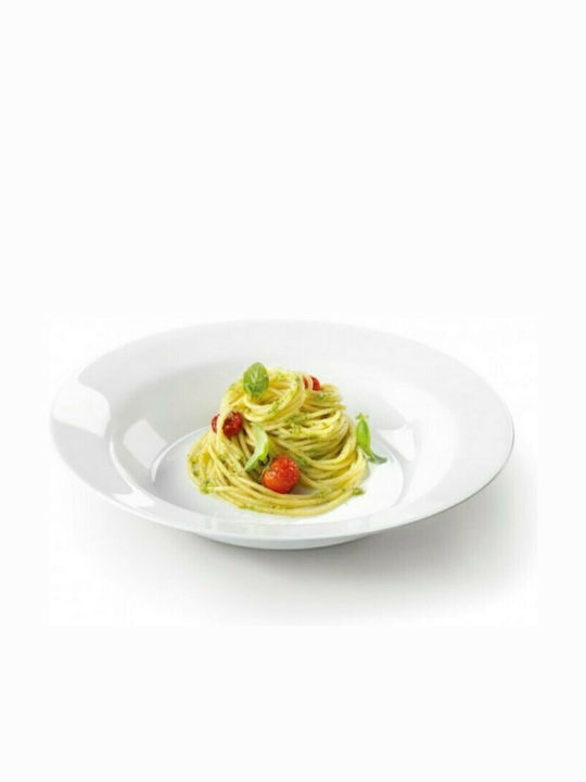 Bormioli Rocco Toledo Teller Suppe Keramik Weiß mit Durchmesser 29.5cm