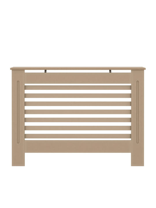 vidaXL Κάλυμμα Καλοριφέρ από MDF Καφέ 112x19x81cm