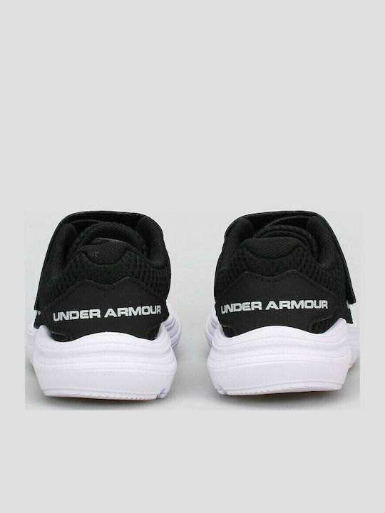 Surge 2 Kids Sports Shoes Running with Hoop & Loop Closure Black