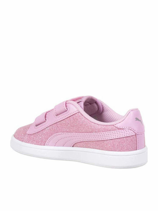 Smash Glitz Glam Παιδικά Sneakers με Σκρατς Ροζ
