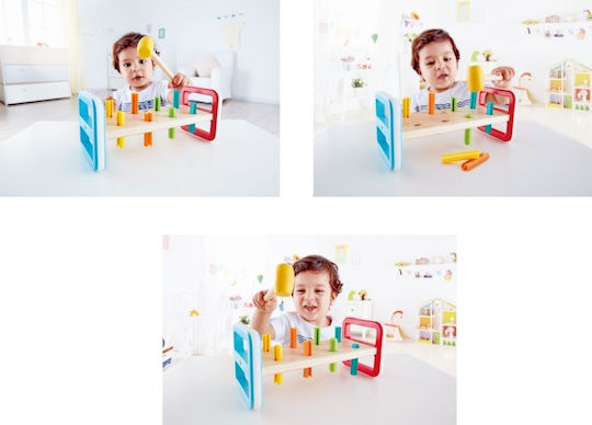Hape Παιχνίδι με Σφυράκι Rainbow Pounder από Ξύλο για 12+ Μηνών