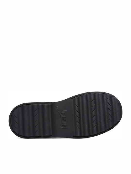 Norte Anatomical Leather Kids Boots Black