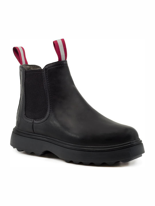 Norte Anatomical Leather Kids Boots Black