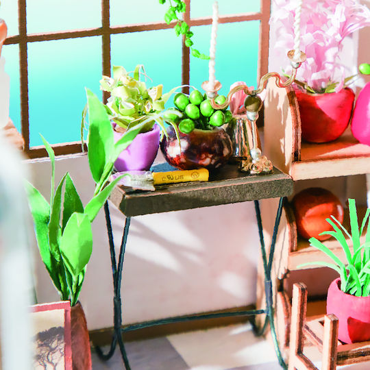 Robotime Παιχνίδι Κατασκευών Ξύλινo Emily’s Flower Shop για Παιδιά 10+ Ετών