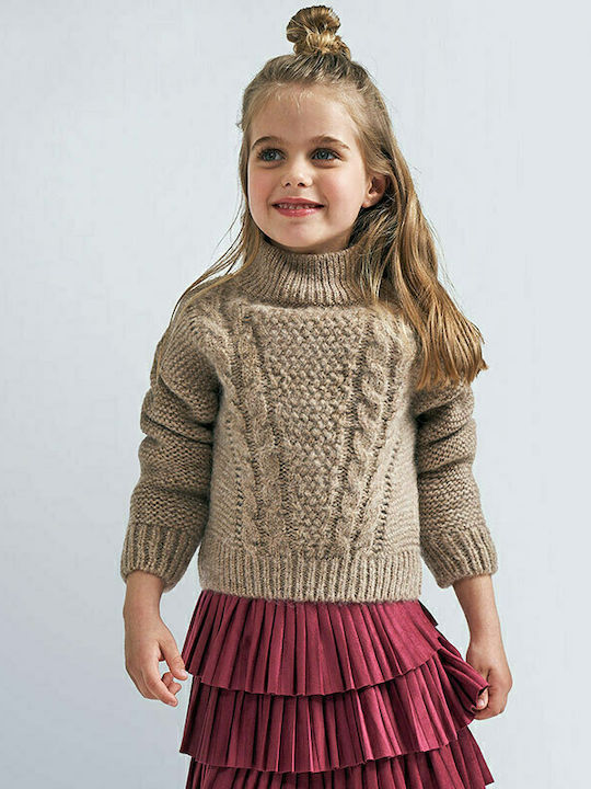 Mayoral Kids Sweater Long Sleeve Beige