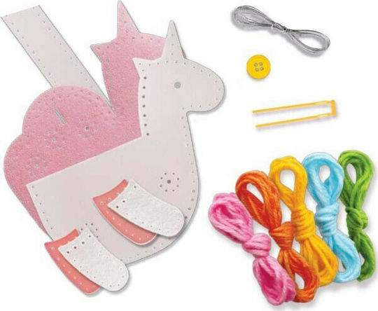 4M Embroidery Handmade Wallet Unicorn Construction for Children 8+ years old Years