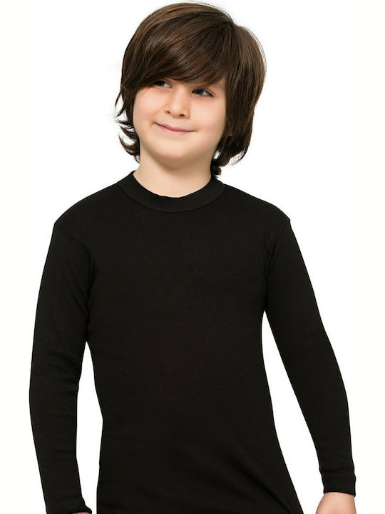 Namaldi Kids' Undershirt Long-sleeved Black