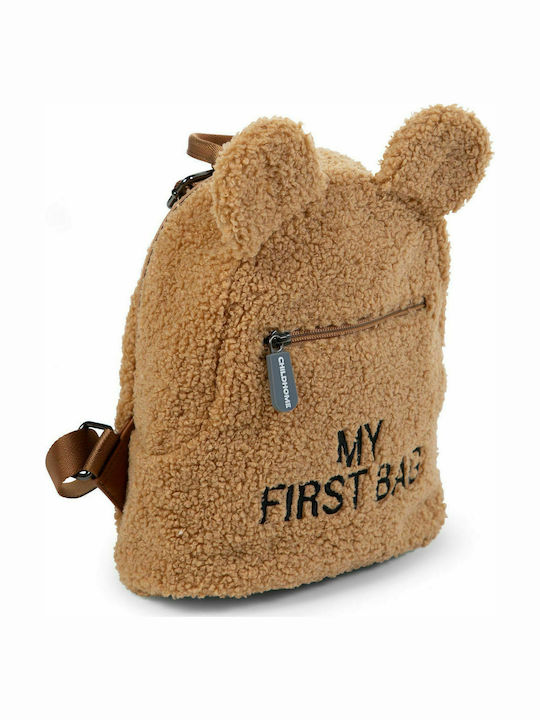 Childhome My First Teddy Παιδική Τσάντα Πλάτης Μπεζ 20x8x24εκ.