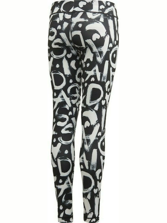 Adidas Kinder Leggings Lang Schwarz Aeroready