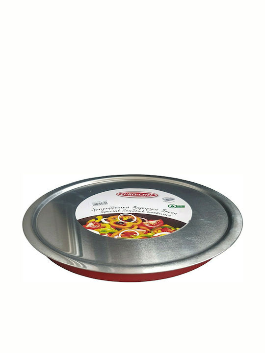 Eurochef Ν.36 Baking Pan Pizza Aluminum with Non-stick Coating 36cm