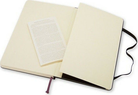 Moleskine Σημειωματάριο A5 Bullet 120 Φύλλων με Λευκές Σελίδες με Σκληρό Εξώφυλλο και Λάστιχο Black