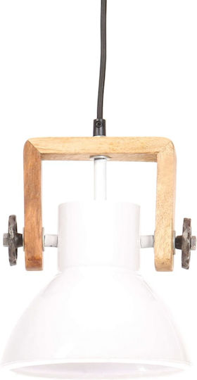 vidaXL Pendant Light White with Socket E27 101x24cm