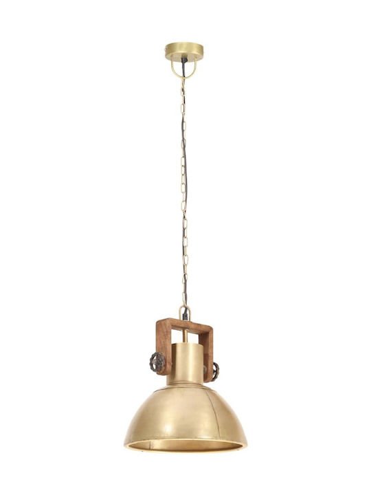 vidaXL Pendant Light Single-Light for Socket E27 Bronze